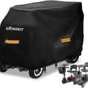 Mobility Scooter Cover,SRIMMIT Heavy Duty 420D Oxford Fabric Electric Scooter Cover, Waterproof,Anti-UV,Durable with Waterproof Strip,Reflective Strips,3 Buckles and Storage Bag 3XL77" x 29" x 47"
