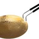 Brass Roti Tawa 10" Tawa for Roti with Handles Teflon Free Handcrafted Tava Roti Brass Cookware Ptal Brass Utensils for Your Kitchen