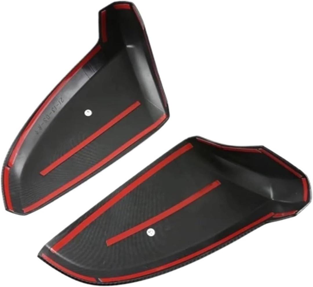 Compatible with Isuzu D-MAX DMAX 2021 2022 2023 ABS Carbon Fiber Rearview Mirror Cover Trim Side Door Mirror Sticker Car Accessories
