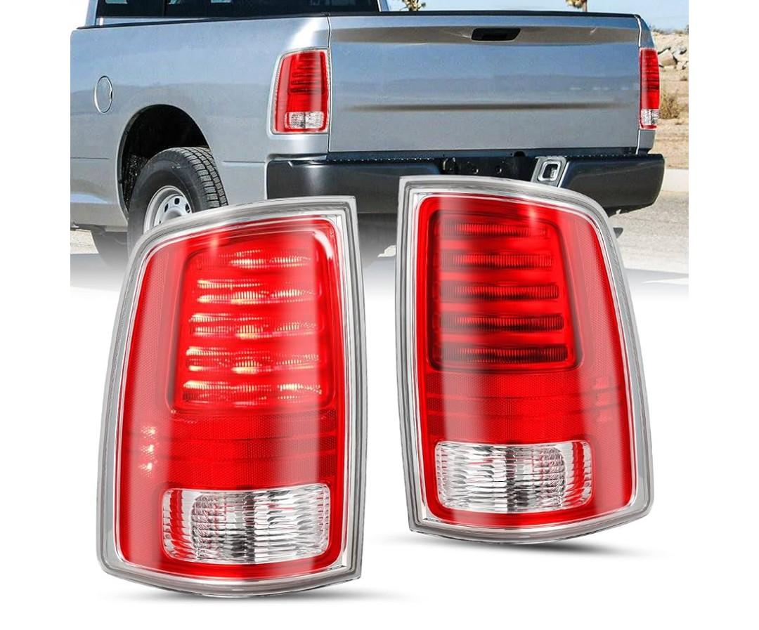 LED Tail Lights Assembly Pair Compatible With 2013-2018 Dodge Ram 1500/2014-2018 Dodge Ram 2500 3500 Rear Tail Lamp Replacement