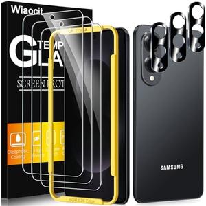 2 Pcs Wiaocit  Tempered Glass Screen Protector for Samsung Galaxy S25 Edge with  Camera Lens Protector, 9H Hardness, Bubble Free, Case Friendly
