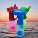 Portable Misting Fan, Battery Powered, Compact Cooling Fan for Home, Office and Outdoors (Green)