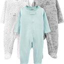 Simple Joys by Carter's Baby 3-Pack Neutral Sleep and Play 0-3 M
