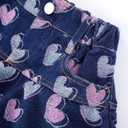 Flofallzique Girls Jean Skirts with Short Underneather Ruffle Toddler Denim Skorts 12Y