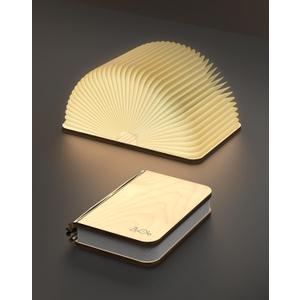 4.7 Inch Inch Wooden Book Lamp, Book Lovers Gifts,Teacher Appreciation Gifts for Women, LED Ambient Lighting, Magnetic Mood Lighting for Home&Library Decor (Maple)