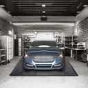 Garage Floor Mat, Heavy Duty Non-Slip Garage Containment Mat, 7'9"W x 18'L, Easy to Clean Garage Mats for Floor Under Car, Garage Car Floor Mat Waterproof Protection for Car,SUV,Truck