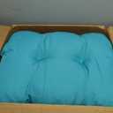 IPYNBAP Outdoor Bench Cushion, 59x18x5 Inch, Waterproof Bench Cushion for Outdoor/Indoor Furniture, Tufted Patio Bench Seat Cushion, Fade Resistant Outdoor Cushions for Porch Swing Couch, Teal Blue