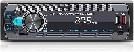 SIXWIN Single Din Car Stereo with Bluetooth 5.0 Hands Free Calling Voice Control Car Stereo FM Radio Car Mp3 Player USB AUX Port Audio Recording Car Audio System Car Audio Receivers SIXWIN Single Din Car Stereo with Bluetooth 5.0 Hands Free Calling Voice Control Car Stereo FM Radio Car Mp3 Player USB AUX Port Audio Recording Car Audio System Car Audio Receivers