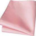 Branduce Solid Pocket Square for Men Plain Color Boy Handkerchief for Wedding Party