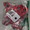 GAMUDA Dog Harness Collar and Leash Set, Dog Harness, No Chock No Pull Adjustable Vest Harnesses Plaid Reflective for Medium Dog, Cat, Small Horse, Small Bull and Pig (Red, S)