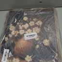 Framed Farmhouse Rustic Flower Wall Art Retro Moody White Floral Canvas Painting Vintage Country Flower Pictures Wall Decor Vintage Still Life Floral Picture Artwork for Living Room Bedroom 12x16 Inch