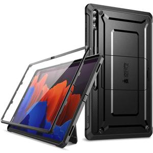 SUPCASE for Samsung Galaxy Tab S10 Ultra Case with Stand (Unicorn Beetle Pro), [Built-in Screen Protector & S Pen Holder] Full-Body Heavy Duty Tablet Cover for Galaxy Tab S9 Ultra/S8 Ultra, Black