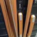 5-Piece Lightweight Luggage with Backpack Sets, ABS+PC Hard Shell Suitcase with TSA Lock & YKK Zipper (Black Brown, 20in/24in/28in/BP/TB)