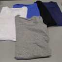 5 Pack Cotton Long Sleeve Tee Shirts for Boys Kids Toddlers' Basic Crewneck Tops T-Shirts (Size 5-6 Years Old)