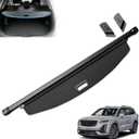 MIALUTY Cargo Cover for 2020-2026 Cadillac XT6 Retractable Trunk Cover XT6 Accessories Anti-Peeping Anti-Theft Privacy Screen,Trunk Luggage Shield Shade Carbon Fiber Texture
