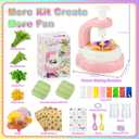 Girls Crafts Ages 4-12, DIY Fabric Flower Crafts Kits with Vases and Decoration Kits, Make Your Own Bouquets and Vases, Christmas, Birthday Gifts for Girl, Educational Activity, Art and Craft for Kids