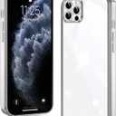 for iPhone 11 Pro Case Clear, Electroplating Protective Case, Thin Soft Transparent Protective Cover, Non-Yellowing Shockproof Military-Grade Protection Anti-Scratch Silver