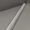 No Drill No Tools 100% Blackout Roller Shade | UV Protection | Easy-Care Fabric | Roller Blind for Windows & Doors | Pull Down Window Shade - White (48.5" W x 75" H)