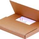 BOX USA Flat Mailer Shipping Boxes 18"L x 12"W x 2"H Large 50-Pack | Corrugated Cardboard Box for Small or Large Business Packaging, Mailing, and Storage