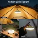 Camping String Lights, 4 in 1 Portable Camping Light Rechargeable, 8 Lighting Modes, USB Charging, Quick Storage, 32.8FT Waterproof Tent Lights String for Camping, Hiking, Yard, Christmas (Green)