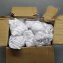 HAINARverS Folding Chair Covers, 100PCS Upgrade Universal Fitted Stretch Spandex Chair Cover Protector for Wedding,Party,Banquet, Celebration (White, 100 PCS)
