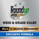 Roundup Dual Action 365 Weed & Grass Killer Plus 12 Month Preventer with Comfort Wand, Kills & Prevents for up to 1 Year, 1 gal.