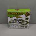 Dinosaur Toys,Create A Dinosaur World Road Race,Flexible Track Playset and 2 pcs Cool Dinosaur car for 3 4 5 6 Year & Up Old boy Girls Best Gift (Green)