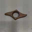 Walnut Book Page Holder, Smooth Finish Wood Book Holder for Reading, Ideal Book Reader Gifts & Reading Accessories,Book Worm Gifts for Women, Thumb Book Page Holder (Medium)