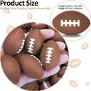 Oleitodh 96 Pcs Mini Football Sports Stress Ball Bulk Mini Foam Sports Ball Kids Adults Football Sports Party Favor Ball Small Relaxable Balls for School Carnival Reward Party Bag Gift Fillers