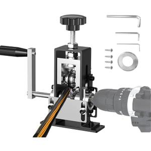 Wire Stripper Machine for Power Drill, Wire Stripper for Leftover Cable, 0.04"-1" Wire Stripping Machine, Wire Stripping Tool for 1-25mm Scrap Wire