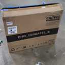 Fireplace TV Stand for Television up to 65+ Inch,Farmhouse Entertainment Center w/ 23'' Electric Fireplace, Large Storage Tv Console Stand with Sliding Barn Door & Adjustable Shelf -Gray