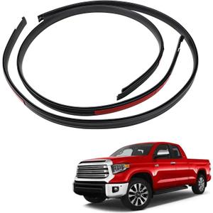 2Pcs Roof Drip Molding Weatherstrip Compatible with Toyota Tundra Double Cab(07-20) Left & Right Side Roof Trim Seal Kit Replaces 75551-0C050 75552-0C050