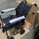 Drive Medical Lightweight Folding Transport Wheelchair - Reliable Mobility Support - Durable Steel Frame - Swing-Away Footrests - Compact Travel Design - Silver