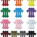 39PCS Cross Iron On Patches, Multicolor Vintage Cross Embroidered Applique Patch for Jeans Hats Jackets Backpacks DIY