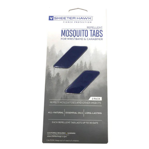 LOT OF 4 Skeeter Hawk Replacement Repellent For Mosquito Wristband & Carabiner