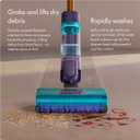 Dyson Clean+Wash Hygiene Wet and Dry Cleaner for Hard Floors - Cordless, 70 Minutes Run time, lays Flat, Anti-Tangle, self-Cleaning Roller, Drying Dock