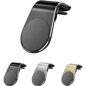 Car Magnetic Phone Holder, Magnetic Phone Holder for Car, Strong Clip Strong Magnetic Attraction Cell Phone Mount, Rotatable Car Phone Holder Compatible with Smartphones (Black)