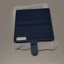 Wallet Case for Samsung Galaxy S21 FE 5G, RFID Blocking Credit Card Holder, PU Leather Folio Flip Kickstand Protective Shockproof Cover for Galaxy S21 FE (Blue)