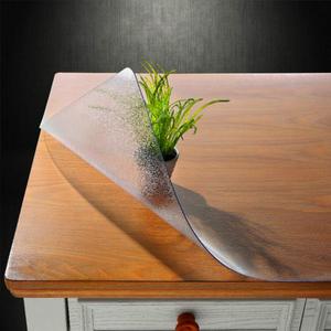 NECAUX Custom 23.6 x 35.5 Inch Frosted Desk Cover Protector, 1.5mm Thick Plastic Desk Pad, Frosted Desk Protector, Desk Mat on top of Desk, Decorative Table Protector for Writing Desk, Vanity Table