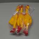 Plukeen 3 Pack Large Squeeze Screaming Rubber Chicken 16 Inch Yellow Squawking Chicken Rubber Squeaky Chicken Toy for Kids Adults Dogs Pets Prank Novelty Toy
