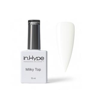 IN.HYPE Color Gel Top Coat Gloss Finish, No Wipe UV LED Top Coat, Enhances Gel Color, Fast Application Cover Top for Manicure & Pedicure