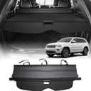 Powerty Compatible with Cargo Cover Jeep Grand Cherokee 2011-2019 2020 2021 Retractable Trunk Shielding Shade Cargo Luggage Cover No Gap (Not Fit 2021 Grand Cherokee L or 2022 Grand Cherokee)