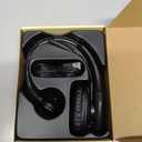 Trucker Bluetooth Headset, Wireless Headset with Mic, Bluetooth Headsets with Dual Noise Cancelling Microphone & Mute Button, 55Hrs Working Time PC Headsets for Cell Phones, Computer, Truck Driver (Black)