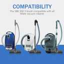 KEEPOW Vacuum Attachments Brush Compatible with Miele Vacuum Cleaner, Parquet Twister SBB 300-3