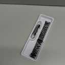 GOLDTOLUCK No Gap Stainless Steel Band Compatible with Samsung Galaxy Watch 8 7 6 5 4 Classic FE Pro Ultra 40mm 44mm 46mm 43mm 47mm 45mm 42mm Replacement Men Women Milanese Metal Elegant Casual (Black)