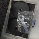 Magnetpro 2 Pieces Strong Rubber Coated Mounting Magnets Anti-Scratch & Anti Corrosion, Over 65 LB Adhesive Power, with 1/4"-20 Stainless Steel Male Thread and Nut for PTZ, Camera