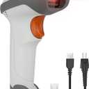 NetumScan Bluetooth 2D Barcode Scanner, 3 in 1 Automatic Wireless QR Barcode Reader USB Image Code Scanner for Store, Warehouse POS, Computer, Tablet, iPad, iPhone, Android