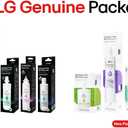 LG LT1000P2 6-Month / 200 Gallon Refrigerator Replacement Water Filter, Reduces Chlorine, 2 Count (Pack of 1), White.