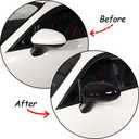 Car Side Mirror Decoration Cover Compatible with Subaru BRZ & Toyota 86 2022,This Rear View Mirrors Cover Cap Cover trim is made of ABS. (Glossy Black)
