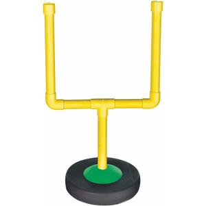 Vibrant Yellow Plastic Football Goal Centerpiece -16.25" x 9.5" (1 Set) - Premium Sports Event Decoration Set - Eye-Catching and Unique Table Decor - Ideal for Soccer Fans and Parties